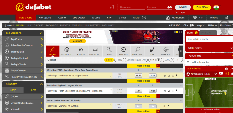 Dafabet Com Online Sportsbook