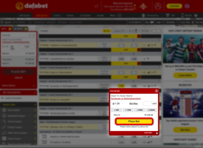 Dafabet Deposit Problem Mail Id