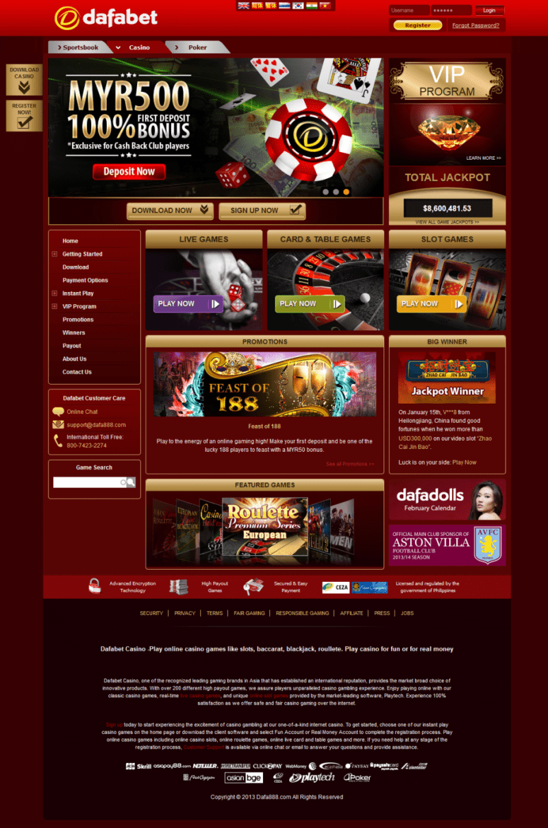 Dafabet Slot Online