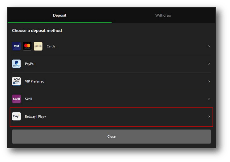 How To Add Money In Betway