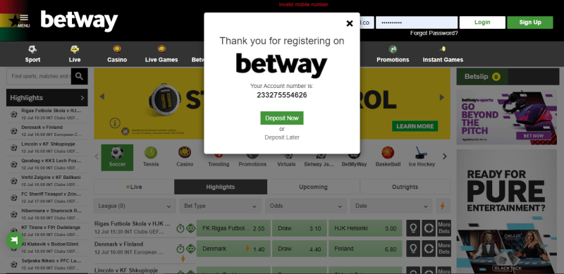 How To Change My Betway Account Number