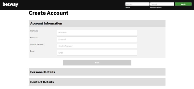 How To Sign Up In Betway