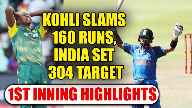 Virat Kohli 160 Vs South Africa