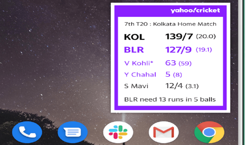 Yahoo Cricket Livescore India