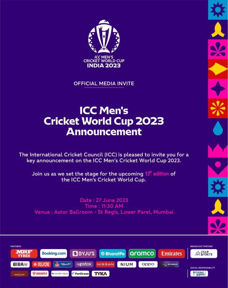 2020–2023 Icc Cricket World Cup Super League Start Date