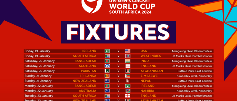 23 World Cup Schedule