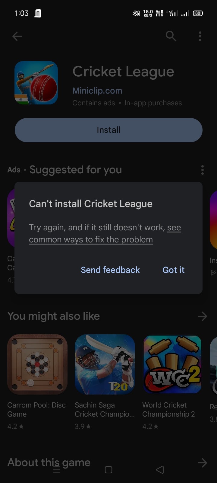 Google Live Cricket Score